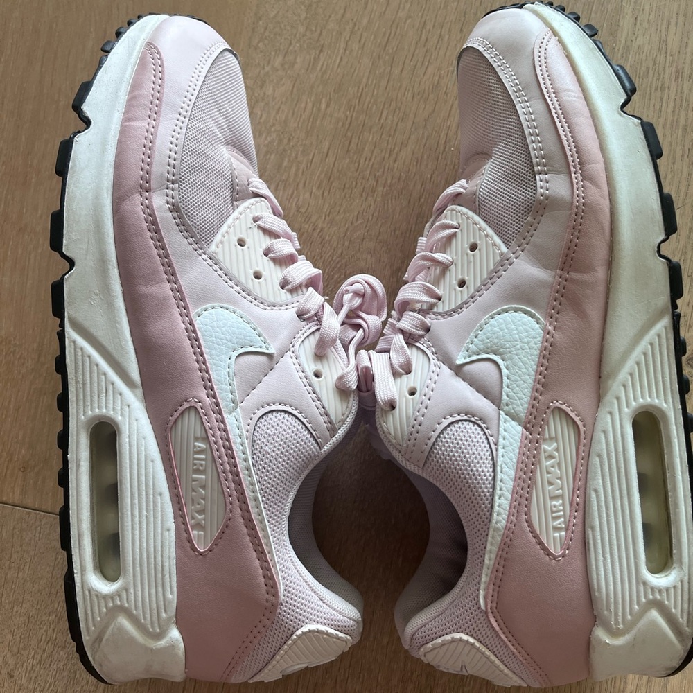Nike air max 90 women size 10.5 barely rose pink sneakers - Picture 3 of 6